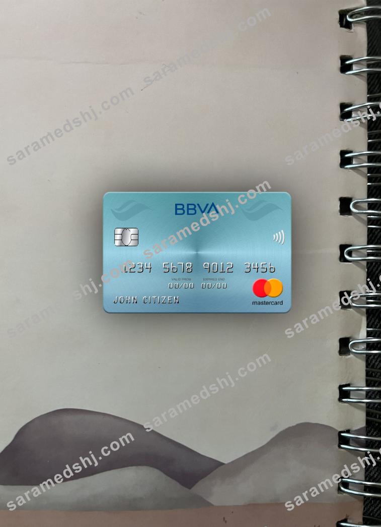 Venezuela BBVA bank mastercard photolook front